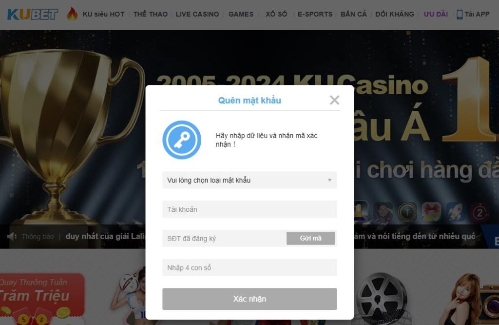 Hướng Dẫn Chi Tiết Cách Lấy Lại Tài Khoản Kubet Chính Thức Bị Khóa Nhanh Chóng